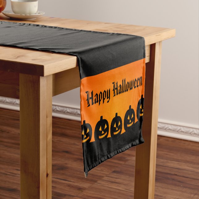Halloween Table Runner Kurzer Tischläufer (Beispiel)