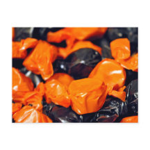 Halloween Taffy Postcard