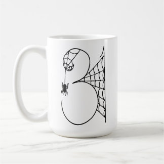 Halloween Tag 31 Spinnennetze Kaffeetasse