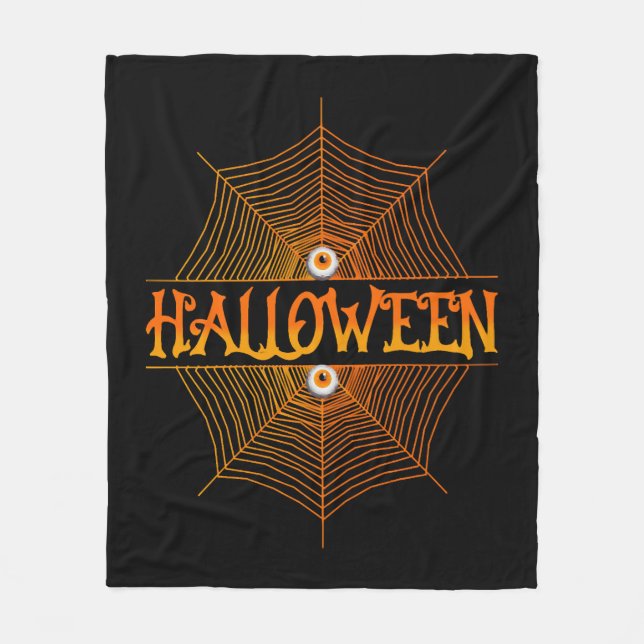 Halloween-Tag Fleecedecke (Vorderseite)