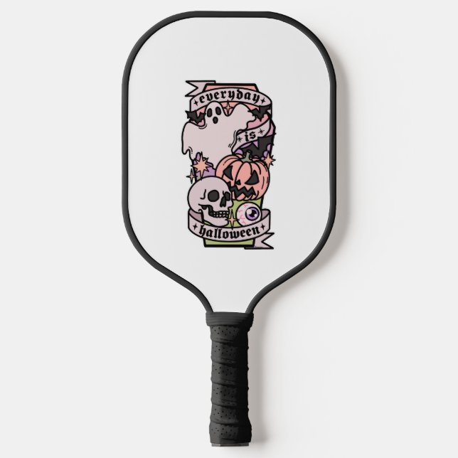 Halloween Täglich Pickleball Schläger (Vorderseite)