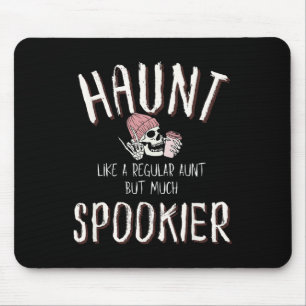 Halloween-Tante-Shirt Halloween-Skelett-Kostüm Mousepad