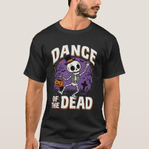 Halloween-Tanz-der-Toten-Skelett-Design T-Shirt