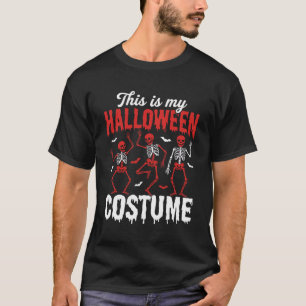 Halloween-Tanz-Skelett-Kostüm-Grafik T-Shirt