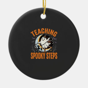 Halloween Tanzlehrer Gruselige Schritte Keramik Ornament
