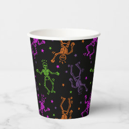 Halloween-Tanzskelette Pappbecher