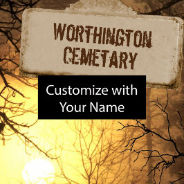 Halloween | Tapestry | Cemetary Wandteppich