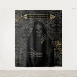 Halloween | Tapestry | Grimischer Sensenmann Wandteppich