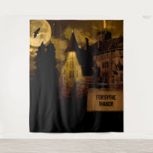 Halloween | Tapisserie | Manoir hanté