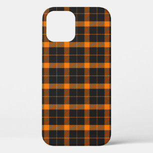 Halloween-Tartan-Karodeck. Schottisches Muster in Case-Mate iPhone Hülle