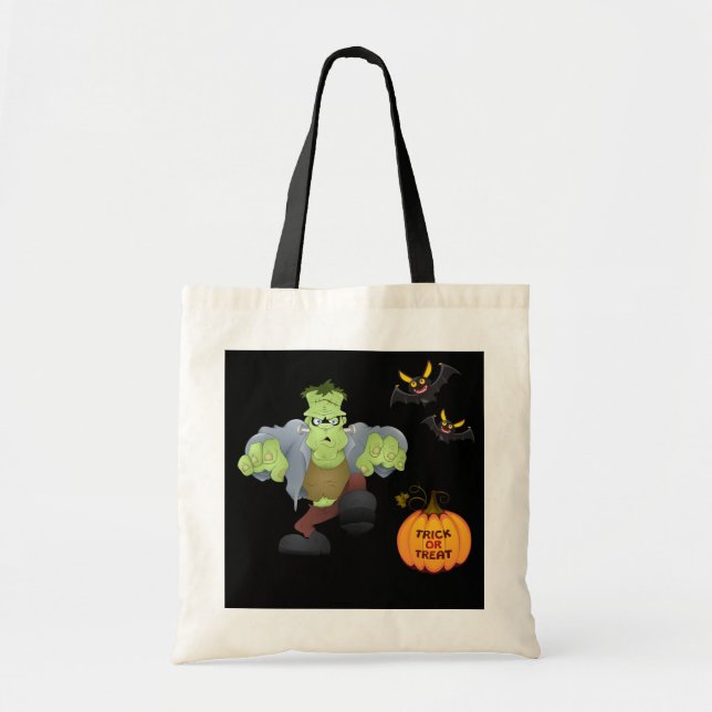 Halloween-Tasche-Frankenstein Tragetasche (Vorne)