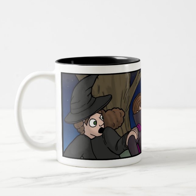 Halloween-Tasse 2011 Zweifarbige Tasse (Links)