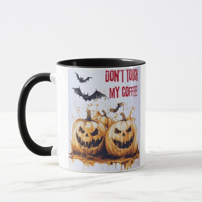 Halloween Tasse-Funny Spooky Geschenke Tasse (Links)