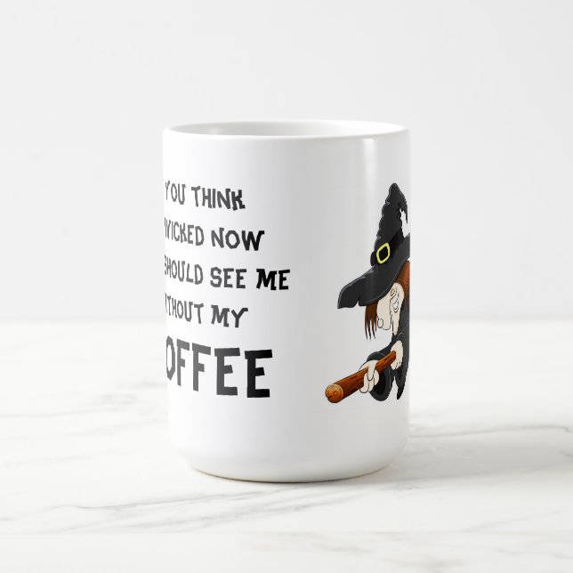 Halloween-Tasse/-hexe Kaffeetasse (Mittel)