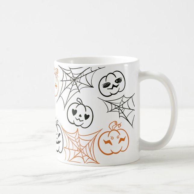 Halloween-Tasse Kaffeetasse (Rechts)