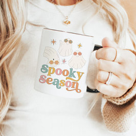 Halloween Tasse Retro Niedlich Ghost Spooky Season