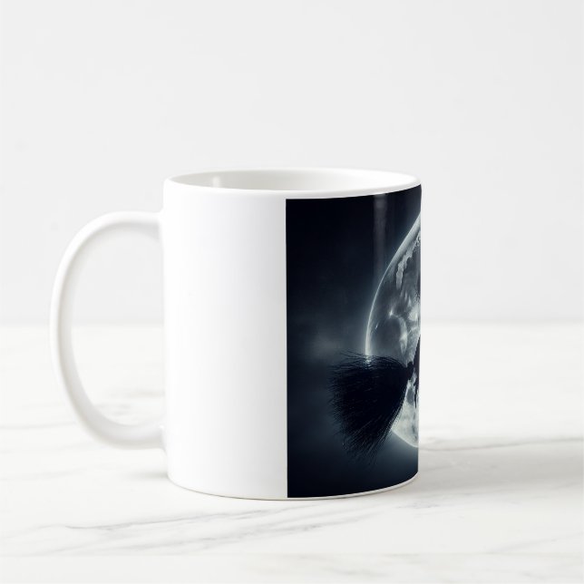 Halloween-Tasse Rotze am Mondlicht Kaffeetasse (Links)