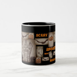 Halloween-Tasse Zweifarbige Tasse
