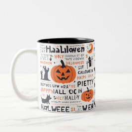 Halloween-Tasse Zweifarbige Tasse