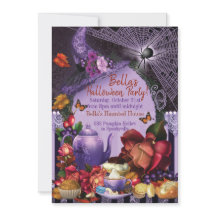 HALLOWEEN TEA PARTY INVITATION