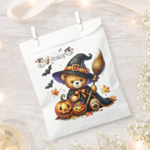 Halloween Teddy Bar Wizard Holiday