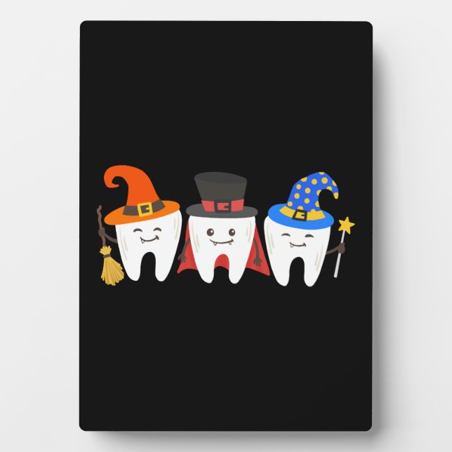 Halloween Teeth Dental Fotoplatte (Vorderseite)
