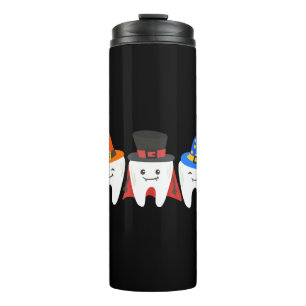 Halloween Teeth Dental Thermosbecher