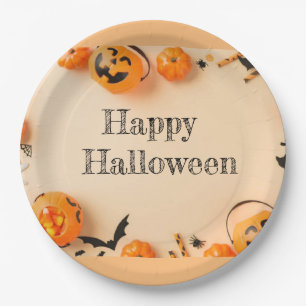 Halloween-Teller aus Party Pappteller