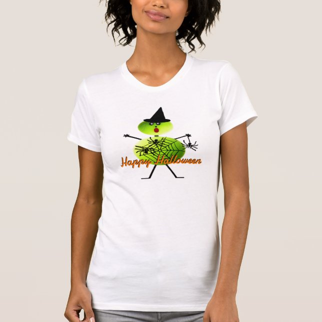 Halloween Tennis Player T-Shirt (Vorderseite)