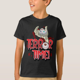 Halloween Terror Zeit Zombie Hand mit Augen T-Shirt