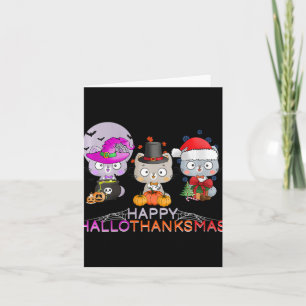 Halloween Thanksgivi Karte