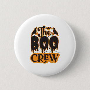 Halloween The Boo Crew Button