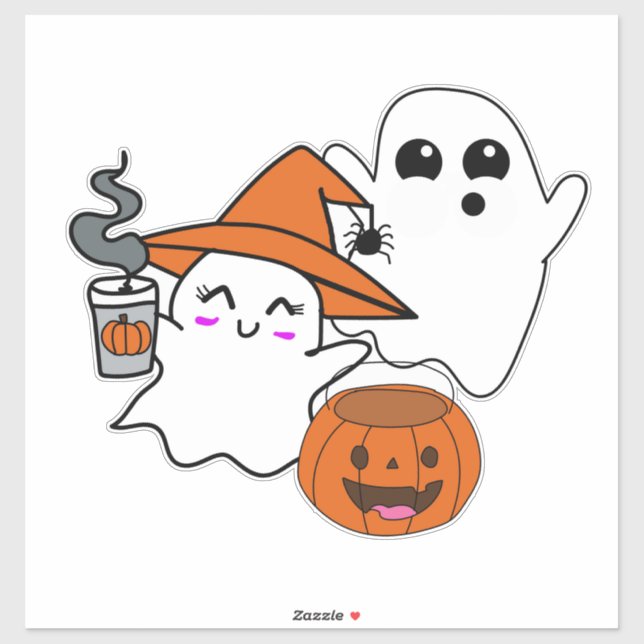 Halloween-Thema Aufkleber (Blatt)