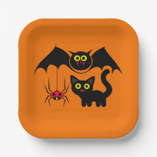 Halloween-Thema Pappteller