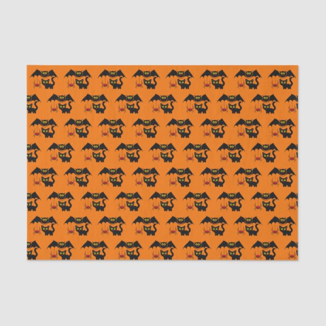 Halloween-Thema Seidenpapier (Vorderseite)