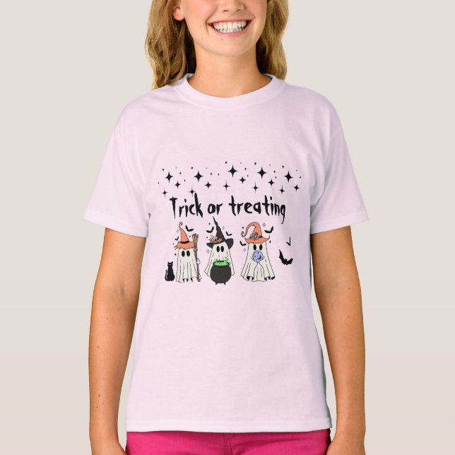 Halloween-Thema T-Shirt (Vorderseite)