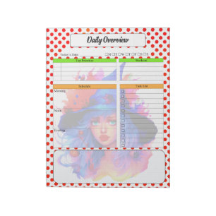 Halloween Theme-Daily Übersicht Template Notizblock