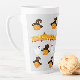 Halloween theme: Ghosts and pumpkin Milchtasse