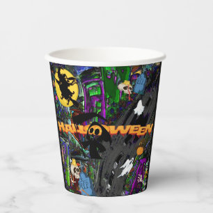 Halloween Themed Pappbecher