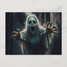 Halloween themed postcard. postkarte