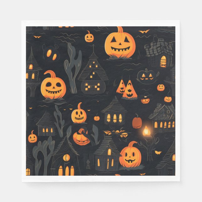 Halloween Themed Serviette (Vorderseite)