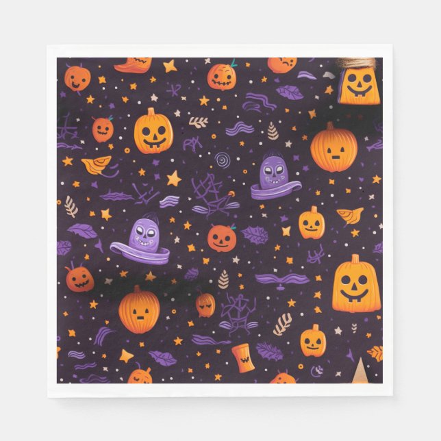 Halloween Themed Serviette (Vorderseite)