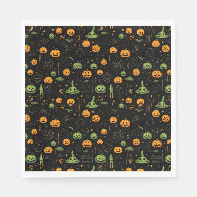 Halloween Themed Serviette (Vorderseite)