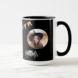 Halloween-Themen-Foto-Schloss-Spinne-Schaurig  Tasse