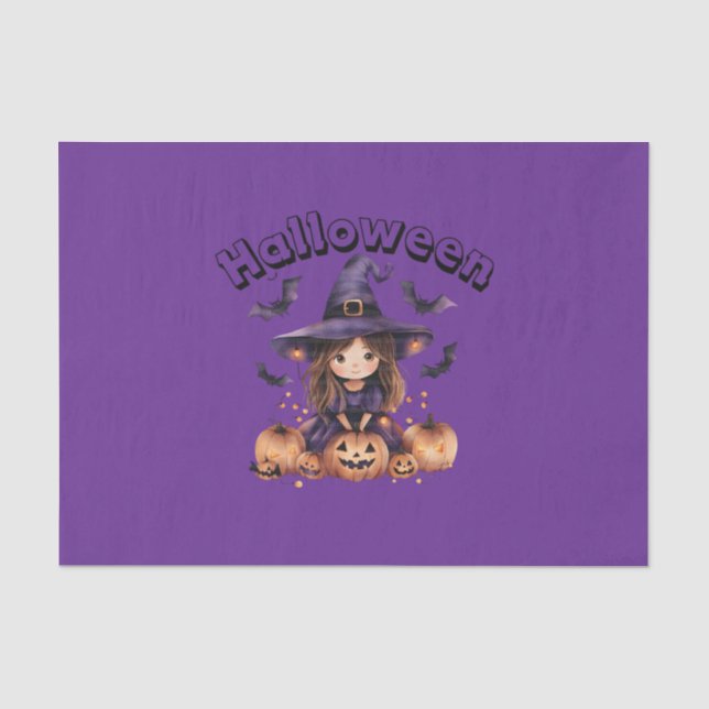 Halloween-Themenpapier Seidenpapier (Vorderseite)