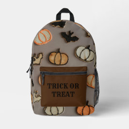 Halloween-Thementrick oder Late-Rucksack Bedruckter Rucksack