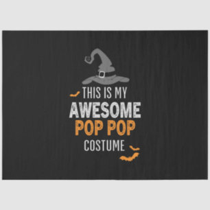Halloween This is My Awesome Pop Birthday Seidenpapier