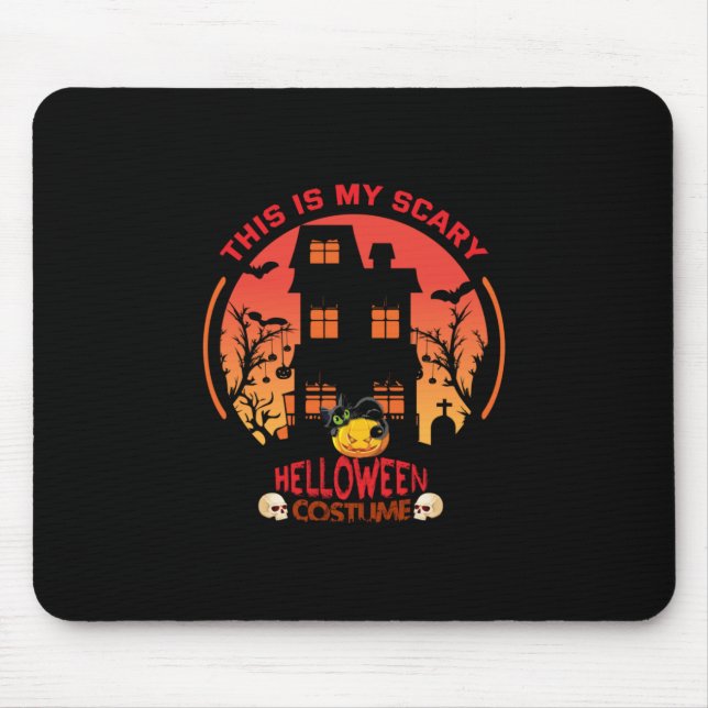Halloween This Is My Scary Helloween Anzug Mousepad (Vorne)