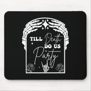 Halloween Til Death Do Us Party Chelorette Matchin Mousepad