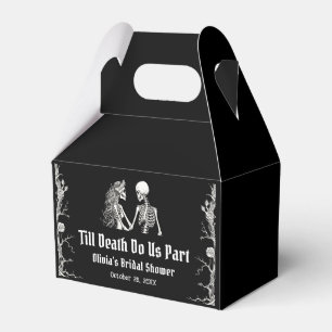 Halloween Till Death Do us Part Brautparty Geschenkschachtel